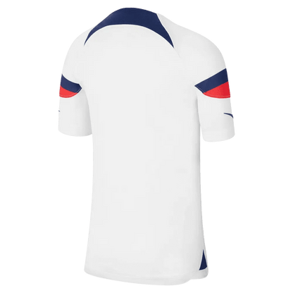 2022-23 USA Home Youth Soccer Jersey White-Loyal Blue
