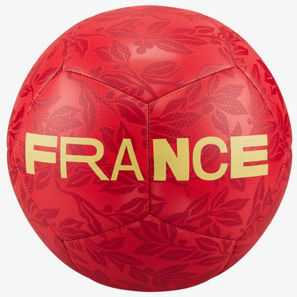 FA22 France Pitch Training Soccer Ball - Red-Gold