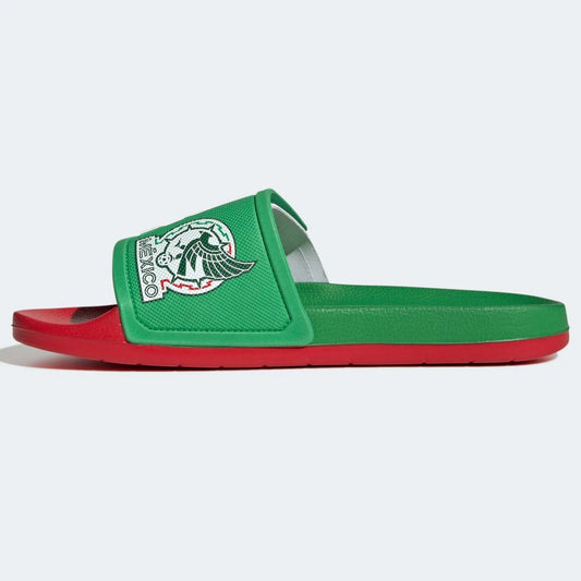 Mexico Adilette TND Soccer Slides - Green-White-Red