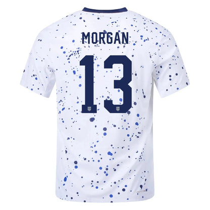 2023-24 USA Women's Home Authentic Soccer Jersey (No Stars)