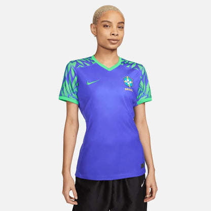 2023-24 Brazil Women's Stadium Away Soccer Jersey