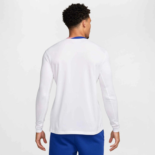 2024-25 USA Men's Stadium Home Long-Sleeve Soccer Jersey