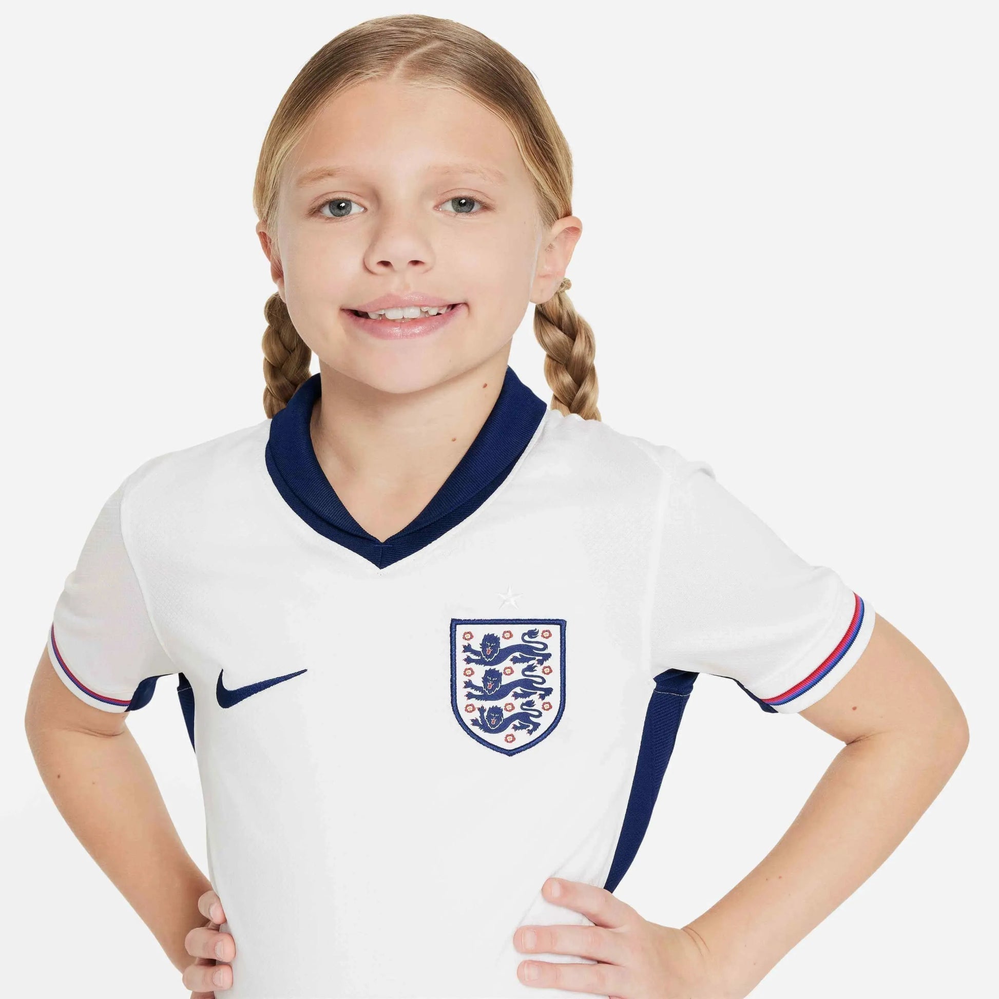 2024-25 England Youth Stadium Home Soccer Jersey