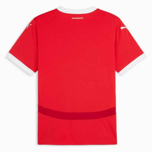 2024-25 Austria Men's Stadium Home Soccer Jersey