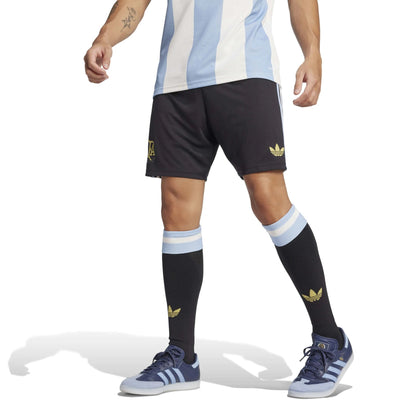2025 Argentina Men's 50th Anniversary Soccer Shorts Black