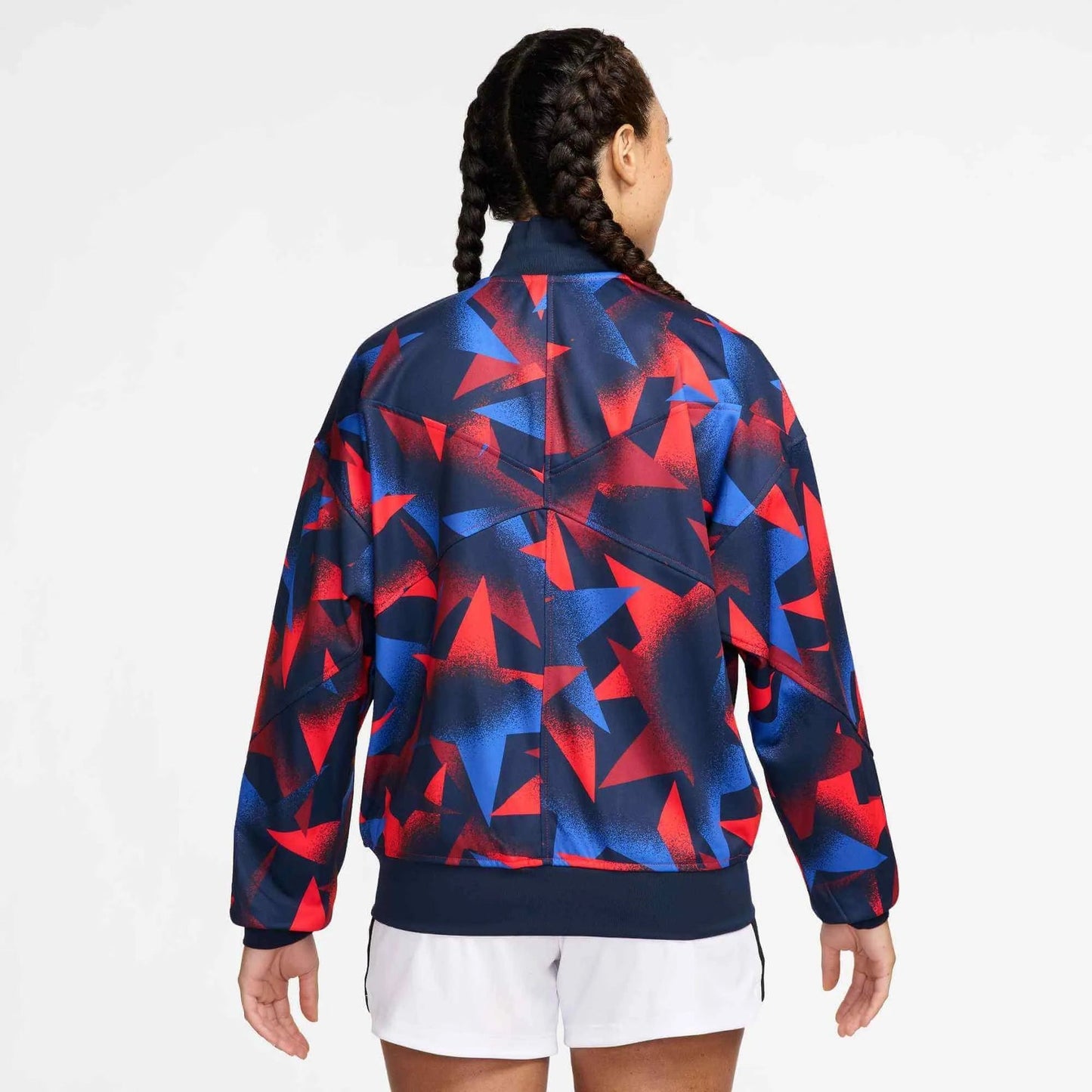 2025 USA Women's Academy Pro Anthem Jacket Obsidian/Challenge Red