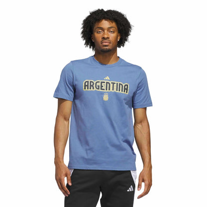 2026 Argentina Men's World Cup HJH Tee Crew Blue