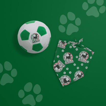 Floofball Mexico Plush Soccer Ball - Dog Toy