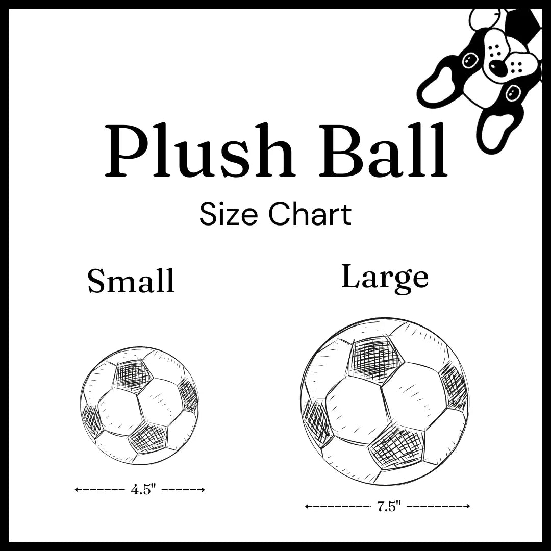 Floofball Mexico Plush Soccer Ball - Dog Toy