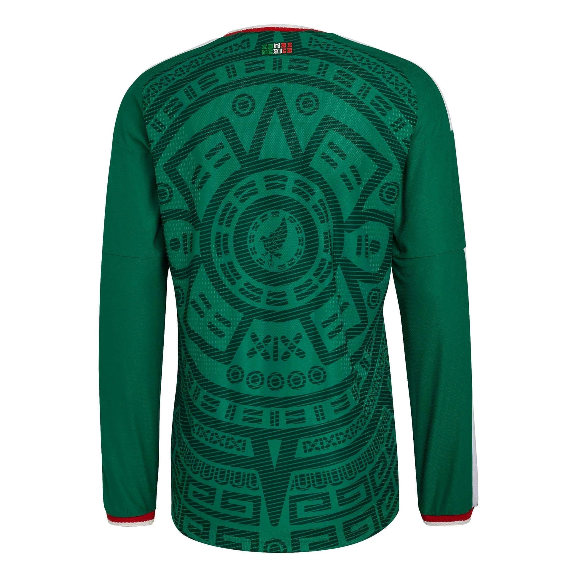 2026 Mexico Men's Authentic Home Long-Sleeve Soccer Jersey Bold Green