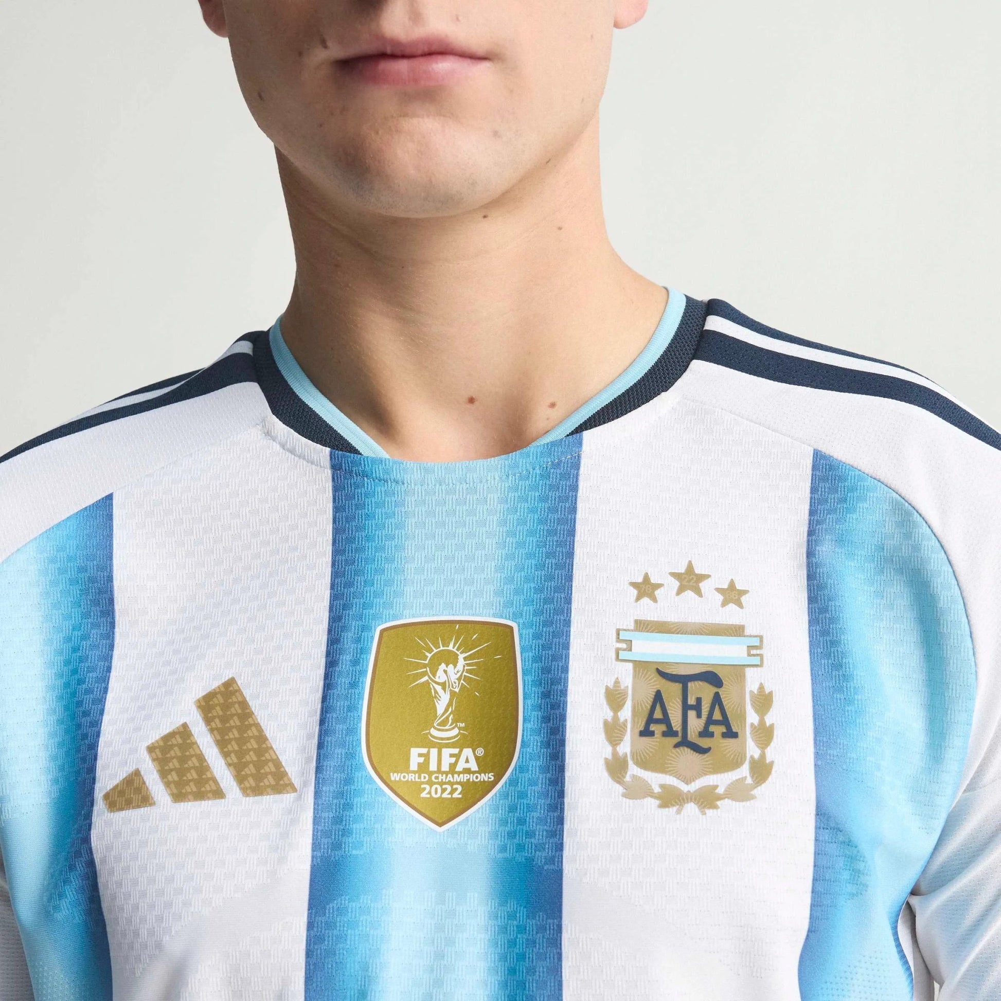 2026 Argentina Men's Authentic Home Long-Sleeve Soccer Jersey