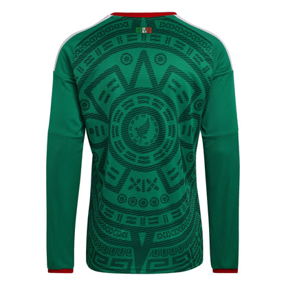 2026 Mexico Men's Stadium Home Long-Sleeve Soccer Jersey