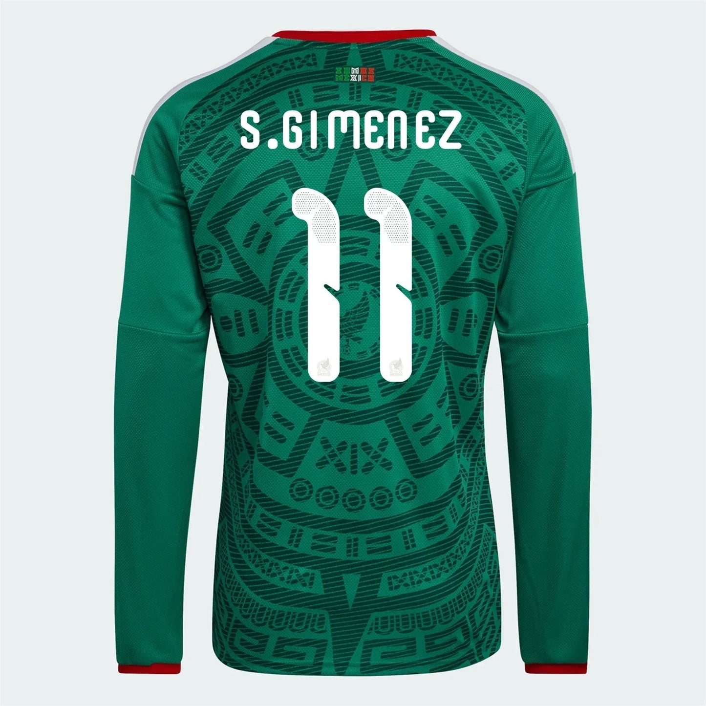 2026 Mexico Men's Stadium Home Long-Sleeve Soccer Jersey