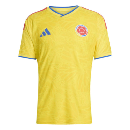 2026 Colombia Men's Authentic Home Soccer Jersey Impact Yellow