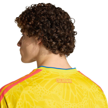 2026 Colombia Men's Stadium Home Soccer Jersey Impact Yellow
