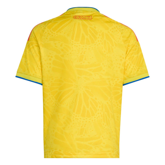 2026 Colombia Youth Stadium Home Soccer Jersey Impact Yellow
