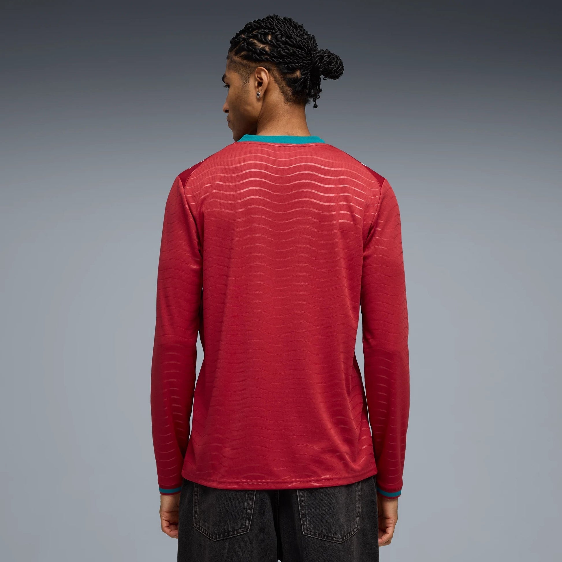 2026 Portugal Men's Stadium Home Long-Sleeve Soccer Jersey