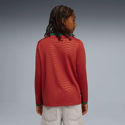 2026 Portugal Youth Stadium Home Long-Sleeve Jersey