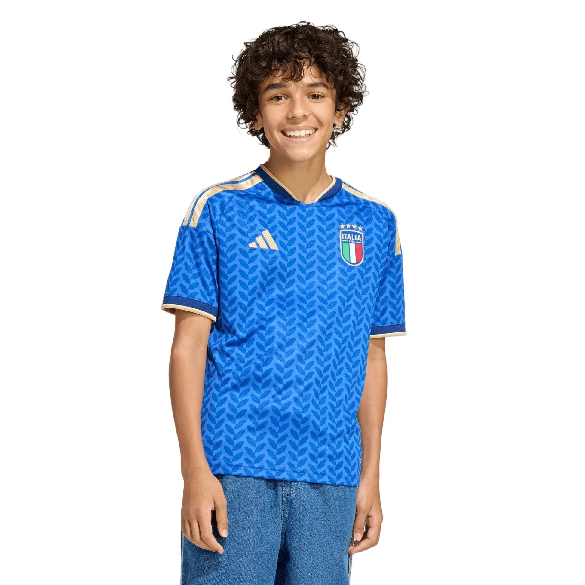 2026 Italy Youth Stadium Home Soccer Jersey