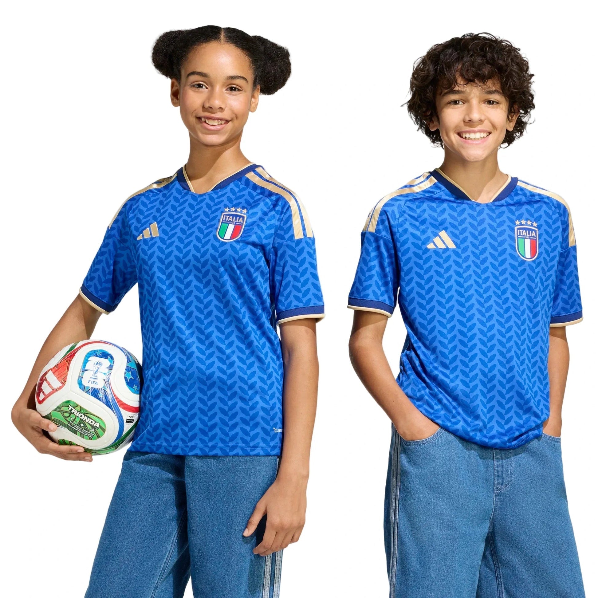 2026 Italy Youth Stadium Home Soccer Jersey