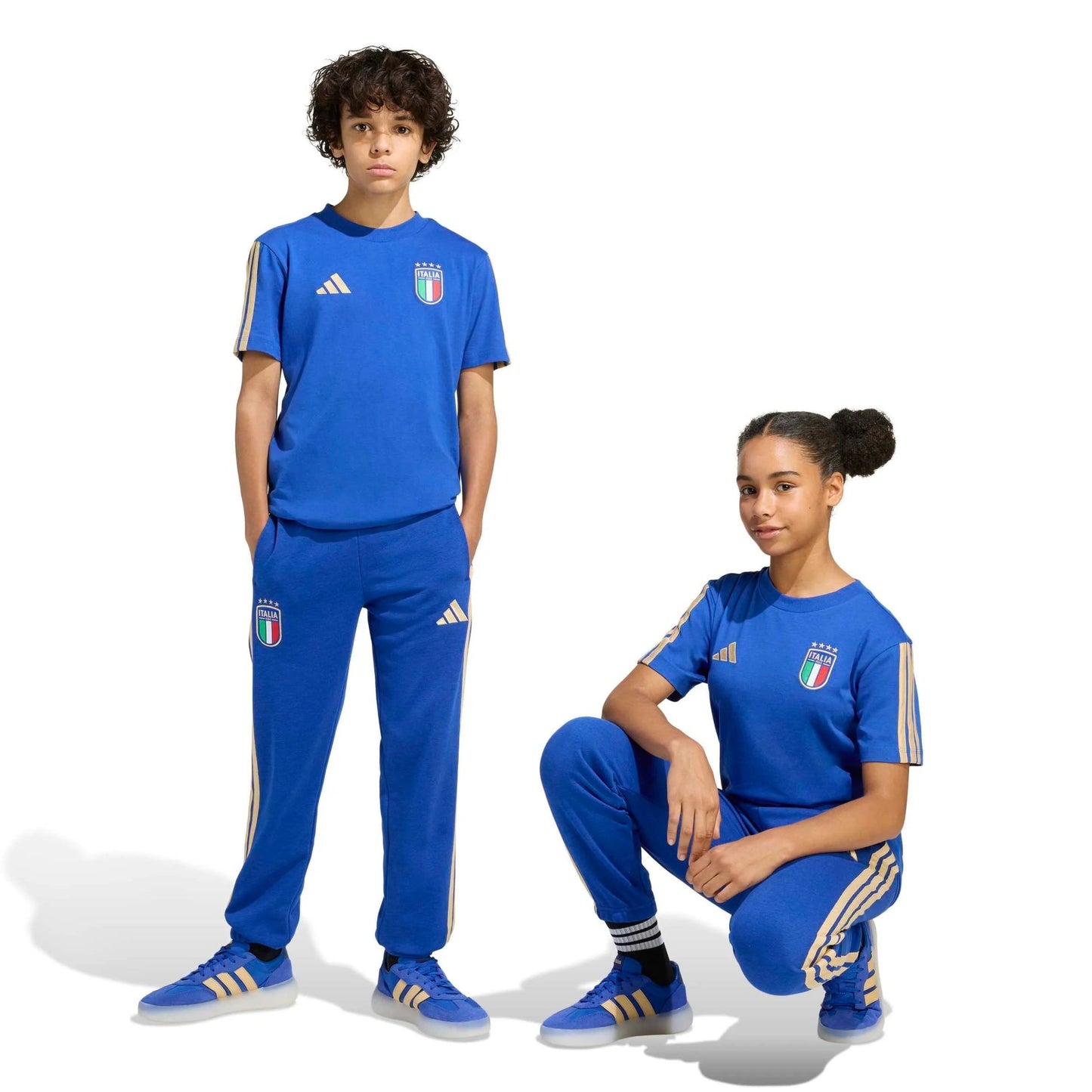2026 Italy Youth Pants Bold Blue