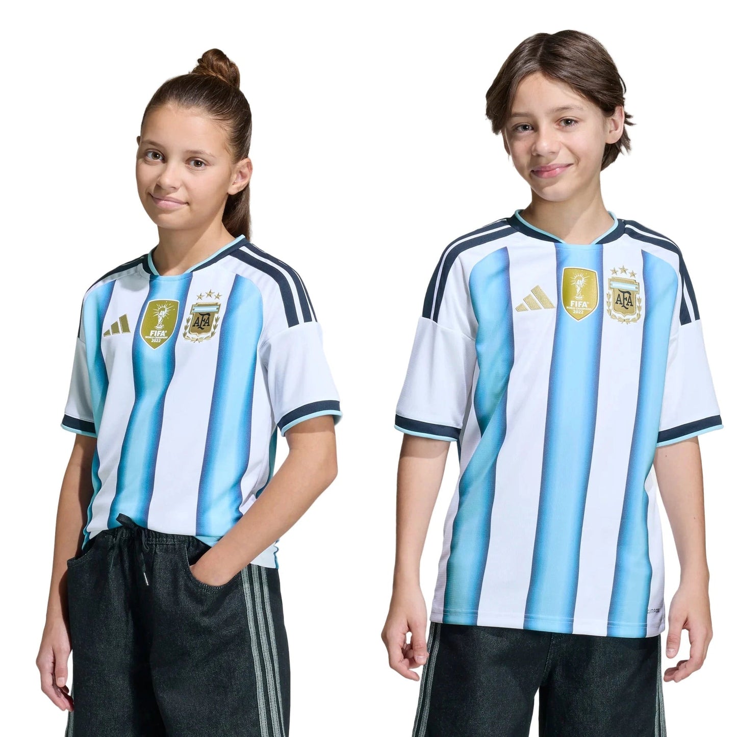 2026 Argentina Youth Stadium Home Soccer Jersey
