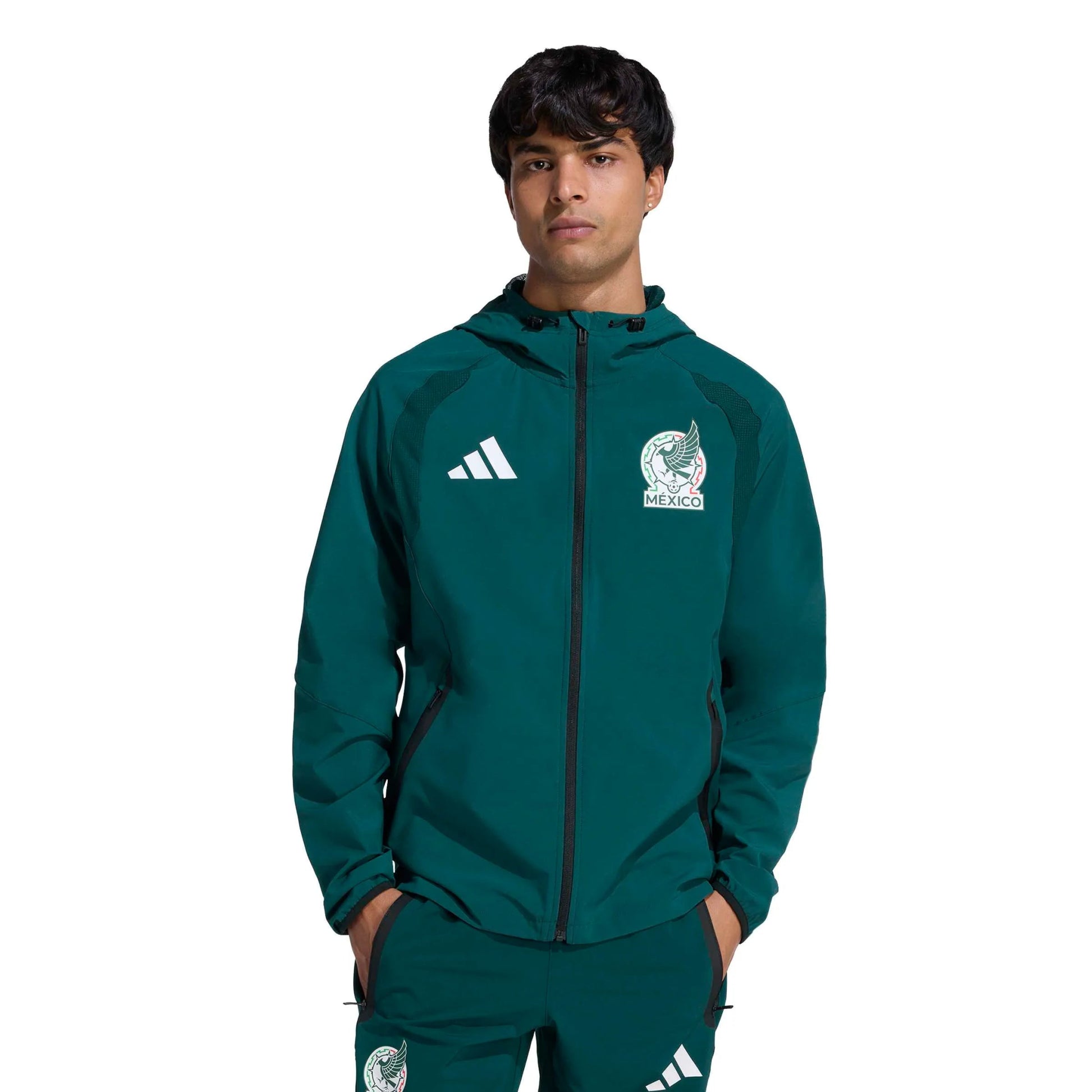 2026 Mexico Men's Tiro Travel Full Zip Windbreaker
