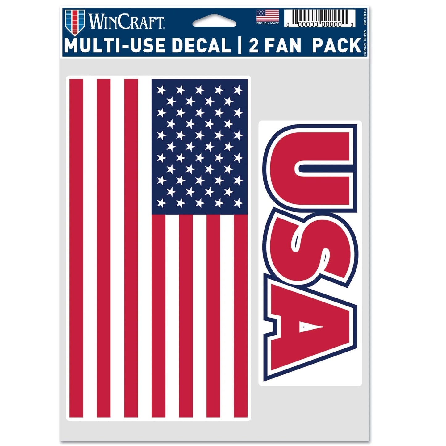 USA Flag Multi-Use Decal (5.5"x7.75")