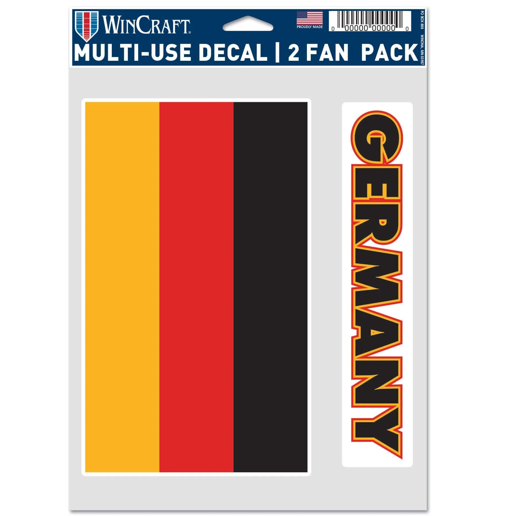 Germany Flag Multi-Use Decal (5.5"x7.75")