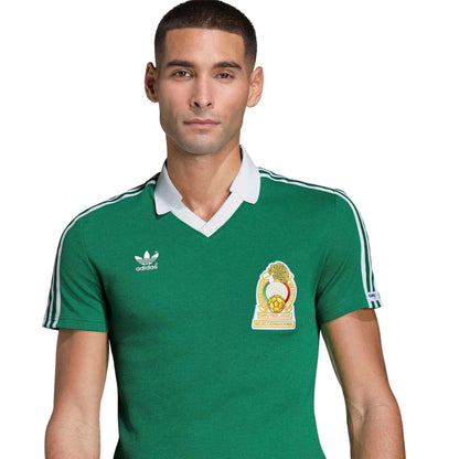 1986 Mexico Men's Retro Stadium Home Soccer Jersey Green