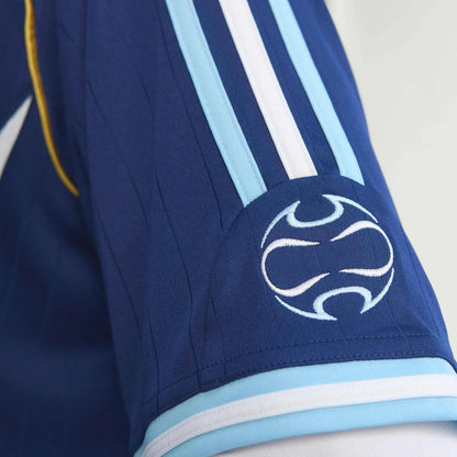2006 Argentina Men's Retro Stadium Away Messi #19 Soccer Jersey