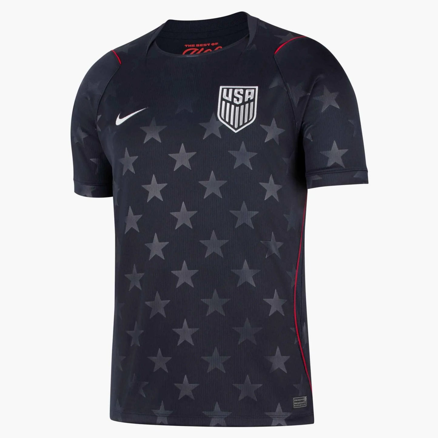 2026-27 USMNT Men's Stadium Away Soccer Jersey Dark Obsidian/Pure Platinum