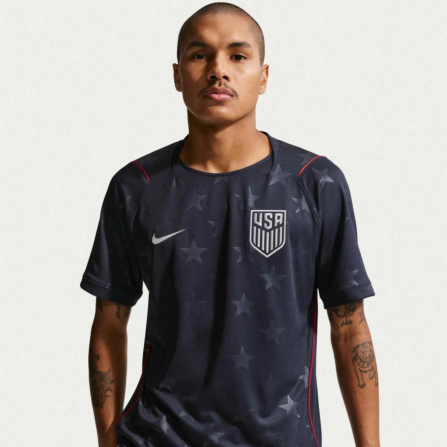 2026-27 USMNT Men's Stadium Away Soccer Jersey Dark Obsidian/Pure Platinum