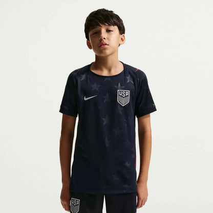 2026-27 USMNT Youth Stadium Away Soccer Jersey Dark Obsidian/Pure Platinum