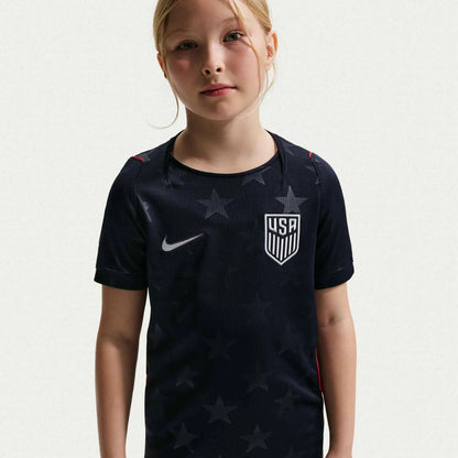 2026-27 USMNT Youth Stadium Away Soccer Jersey Dark Obsidian/Pure Platinum