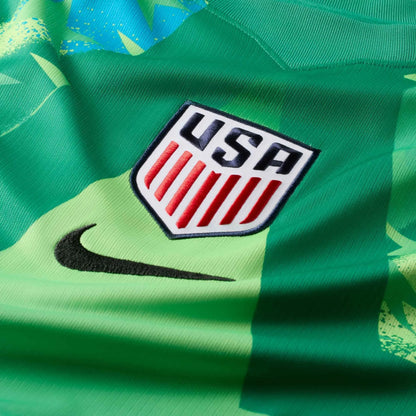 2026-27 USMNT Men's Stadium Goalkeeper Soccer Jersey Stadium Green/Black/Black