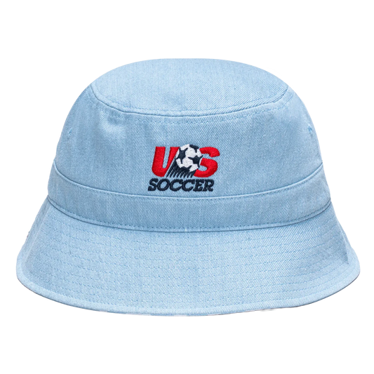 Fan Ink Collection USA Soccer "Making History" Bucket Hat Light Blue