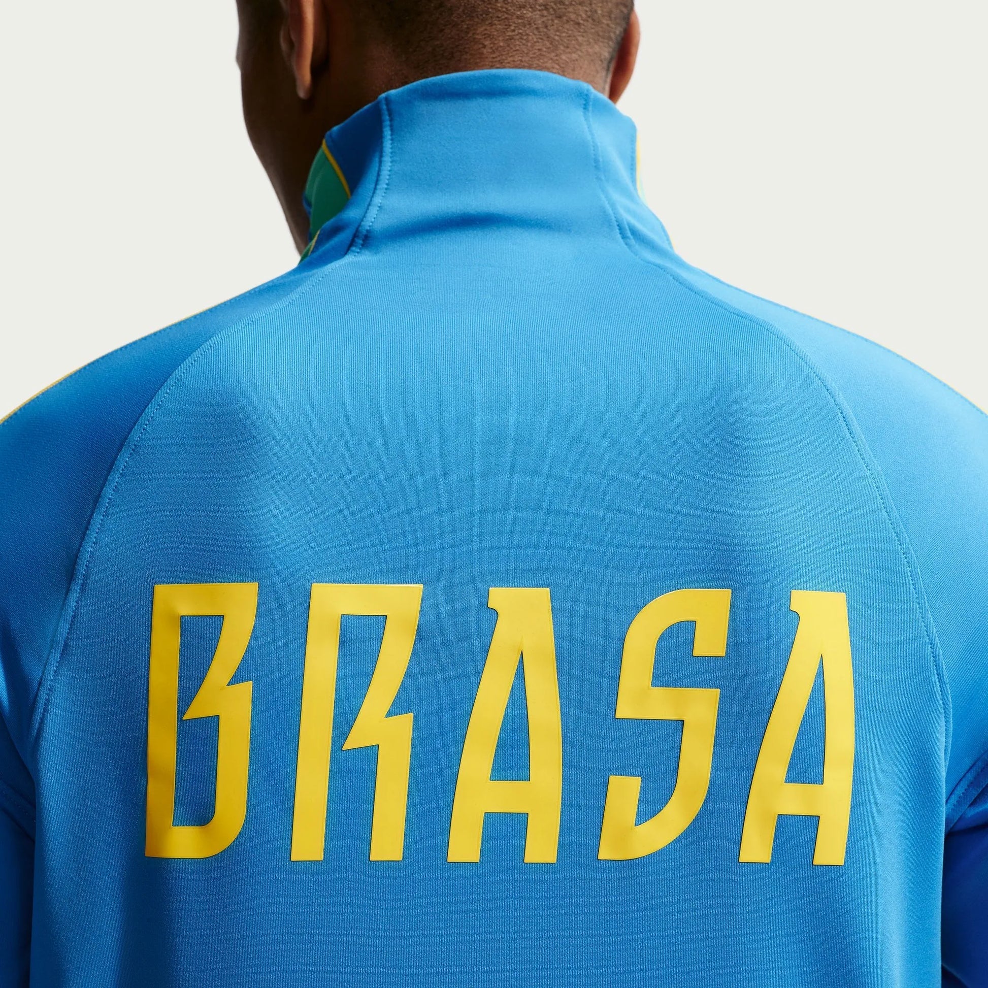 2026-27 Brazil Men's Strike Drill Top Light Photo Blue/Light Menta/Midwest Gold