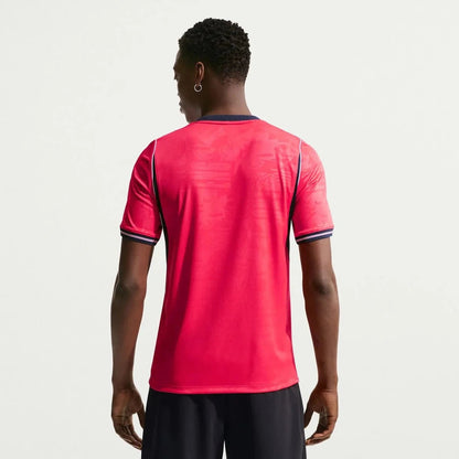 2026-27 England Men's Stadium Away Soccer Jersey Speed Red/Obsidian/White/Obsidian