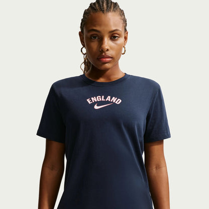 2026-27 England Women's Wordmark Tee Obsidian