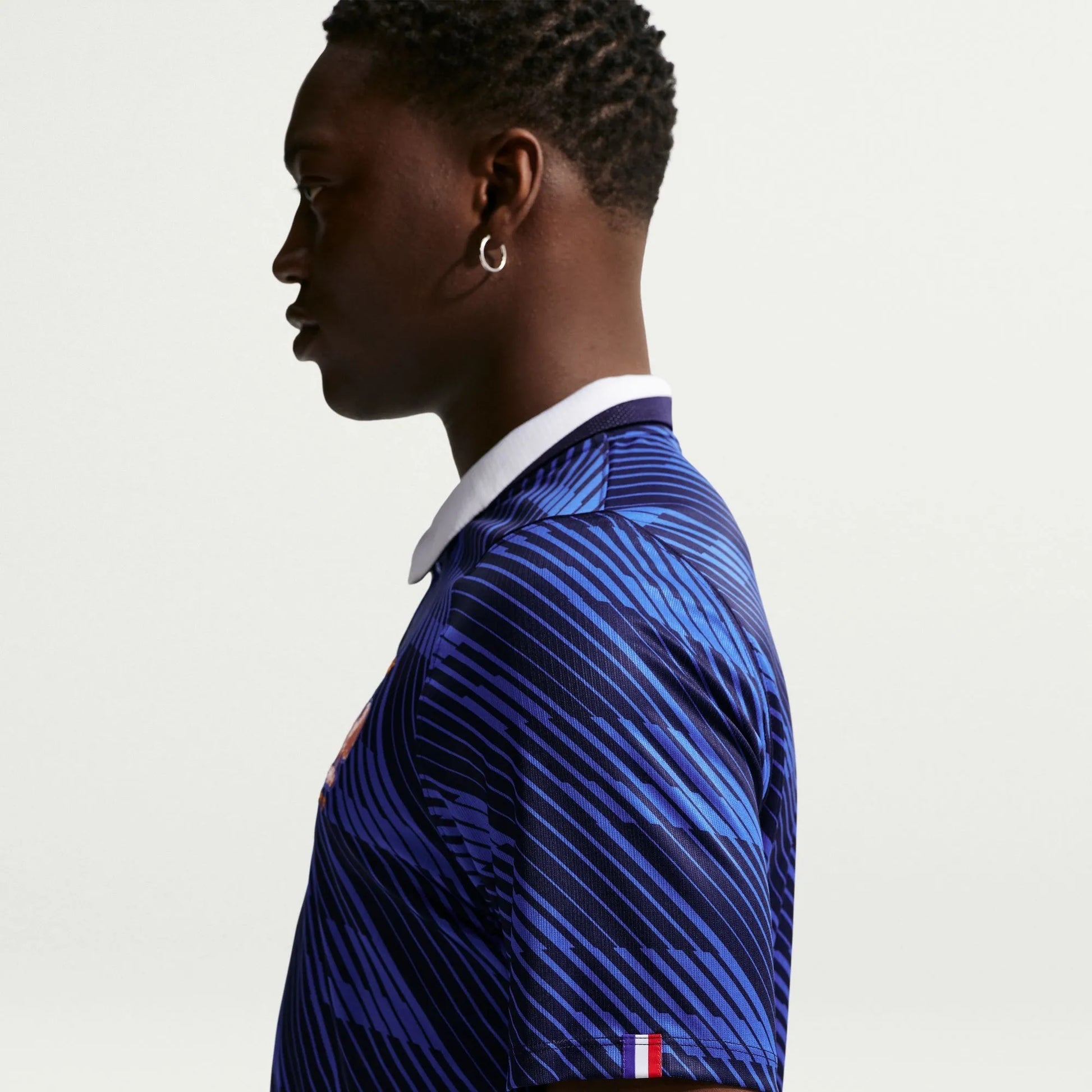 2026-27 France Men's Stadium Home Soccer Jersey Game Royal/Metallic Copper
