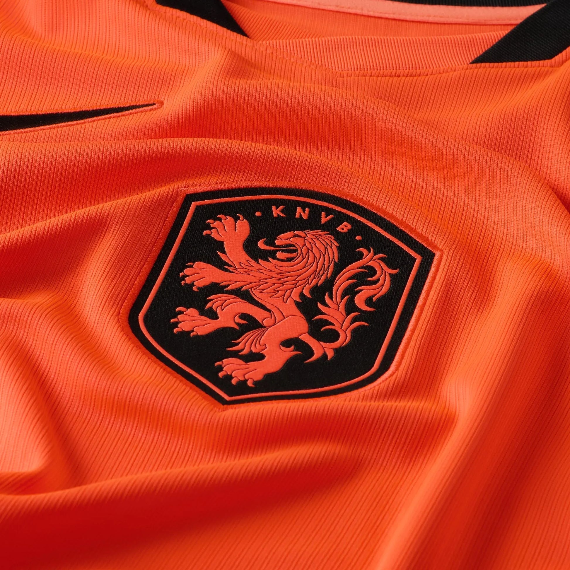 2026-27 Netherlands Men's Stadium Home Soccer Jersey Hyper Crimson/Black