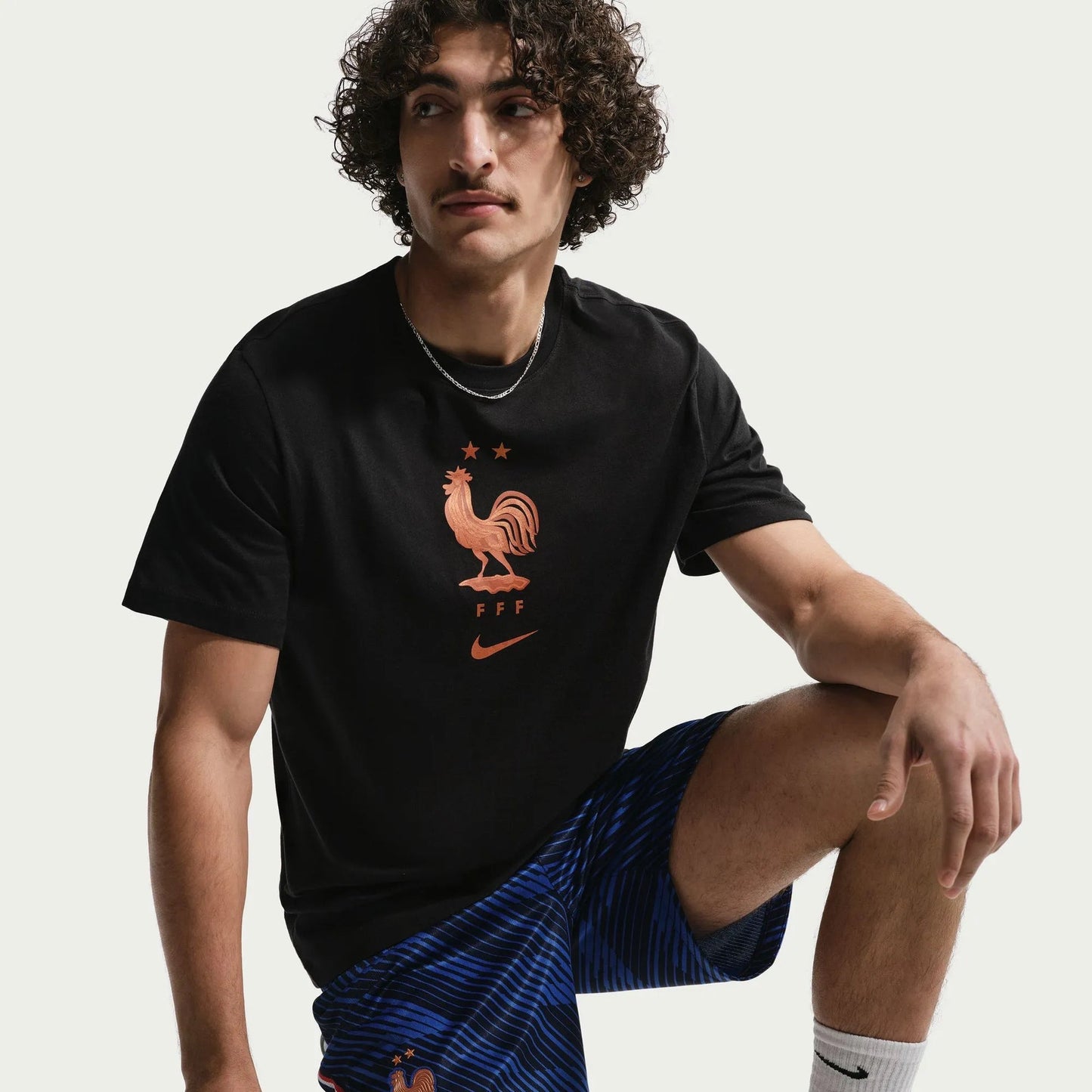 2026-27 France Men's Crest Tee Black