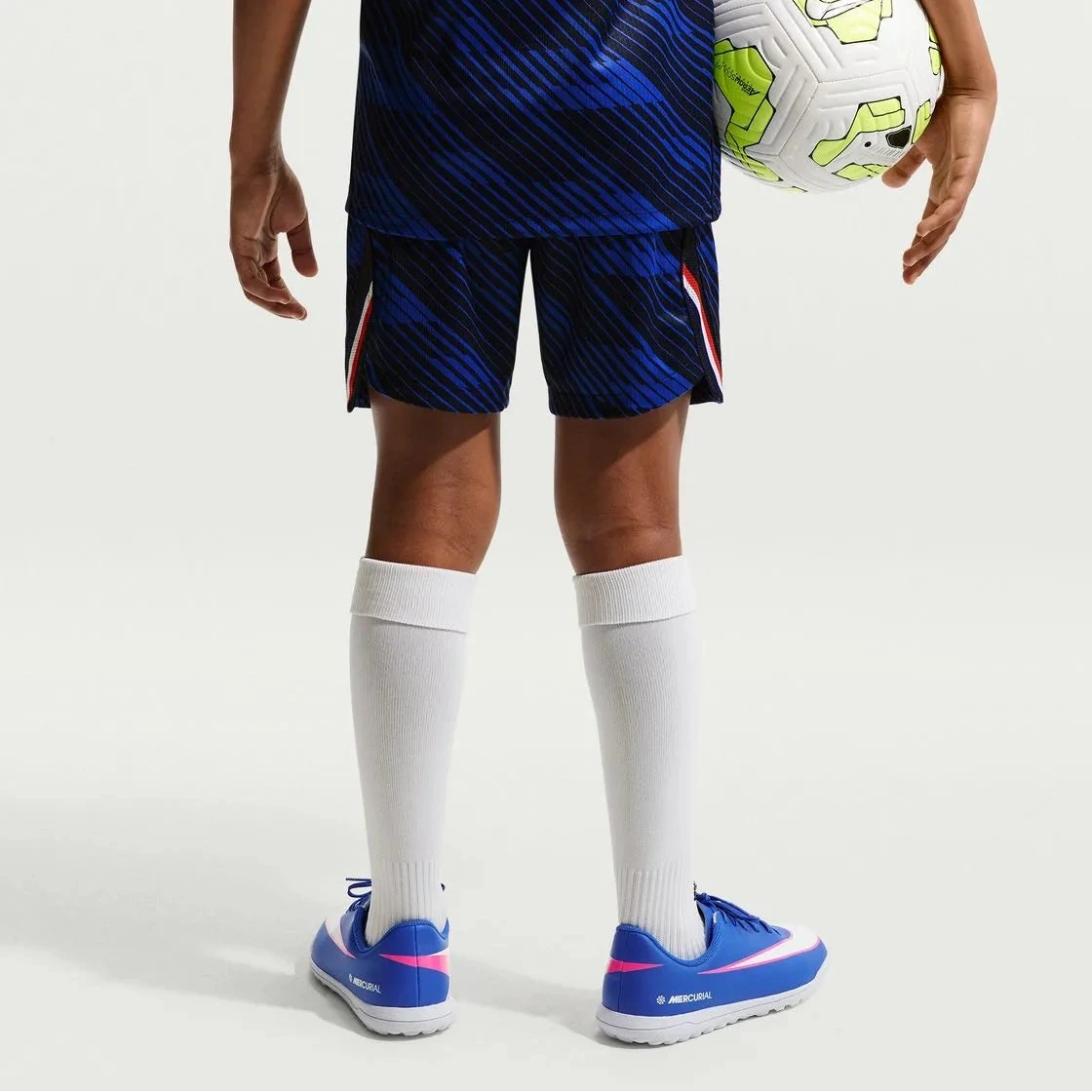 2026-27 France Youth Stadium Home Shorts Game Royal/Metallic Copper
