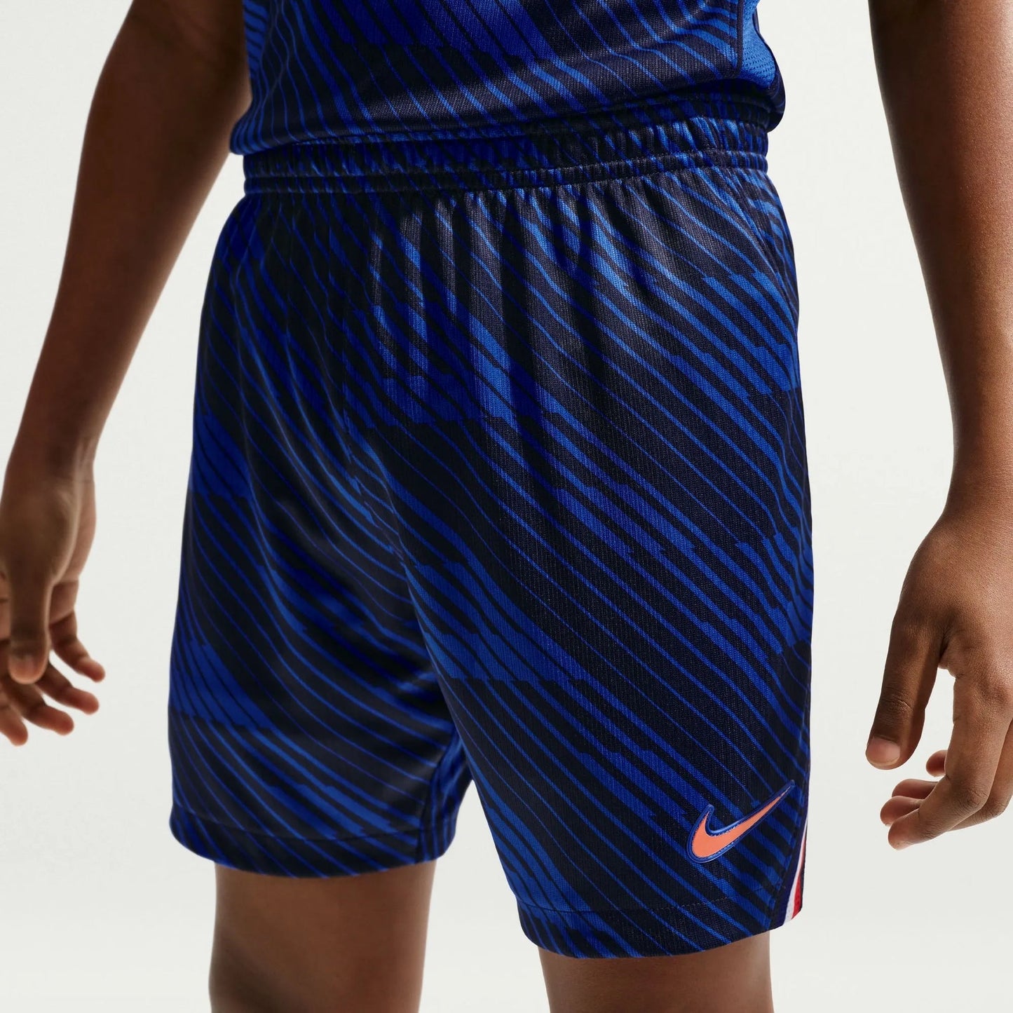 2026-27 France Youth Stadium Home Shorts Game Royal/Metallic Copper