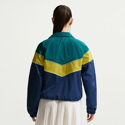 2026-27 Brazil Women's UV Woven Jacket Coastal Blue/Geode Teal/Midwest Gold/Midwest Gold