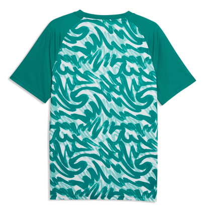2026-27 Portugal Men's Pre-Match Soccer Jersey Green Lagoon-Ruby Shimmer