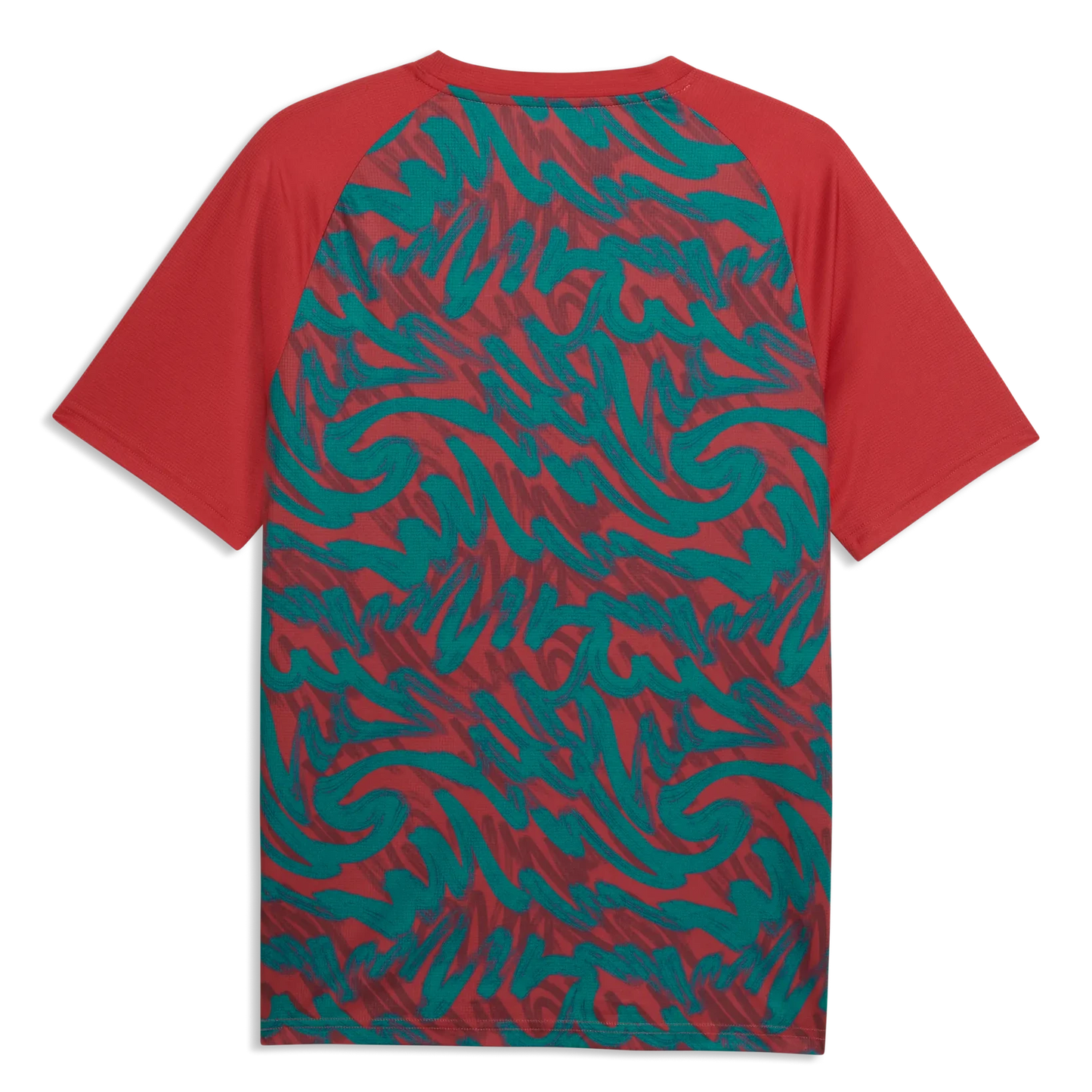 2026-27 Portugal Men's Pre-Match Soccer Jersey Club Red-Green Lagoon