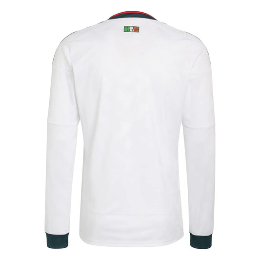 2026 Mexico Men's Stadium Away Long-Sleeve Soccer Jersey White